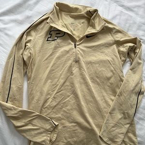 Nike Purdue lightweight quarter zip Small
